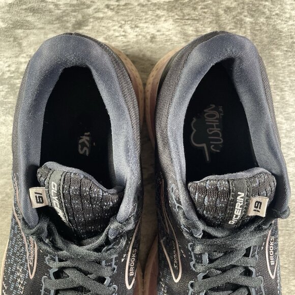 Brooks Glycerin 19 Black Ombre Pink Running Sneakers 1203431B074 Women’s Size 10 - Picture 9 of 10